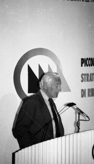 Agnelli Gianni Confindustria con Gardini anno 1989 - 084