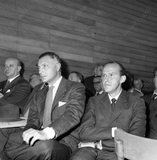 Agnelli Gianni Pirelli assemblea industriali anno 1965 - 211
