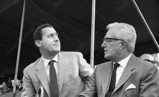 Alberto Sordi - 1963 - set de - Il boom - con Vittorio De Sica - 182