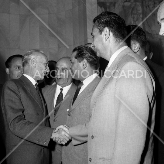 Aldo Moro con Antonio Segni 0114