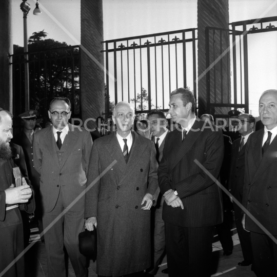 Aldo Moro con Antonio Segni 0115