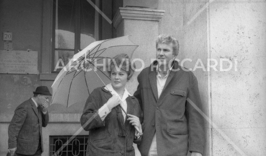 Anita Ekberg  e Franco Silva allo zoo 1964-146