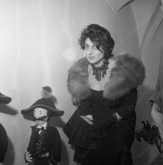 Anna Magnani inaugurazione boutique di Emilio Schuberth - 1960 - 019
