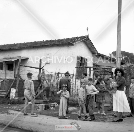 Baracche Quartiere Prenestino - 1957 038