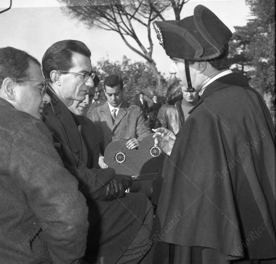 Carlo Lizzani - 1961 - Set de -Il carabiniere a cavallo- con Nino Manfredi - 05