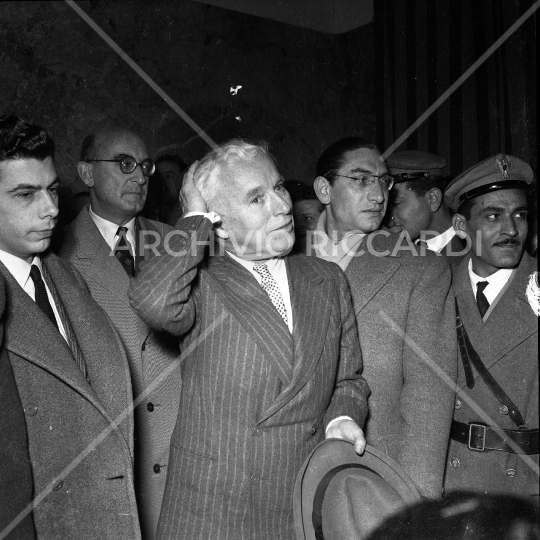 Charlie Chaplin - 1955 -Arrivo a Roma - 13