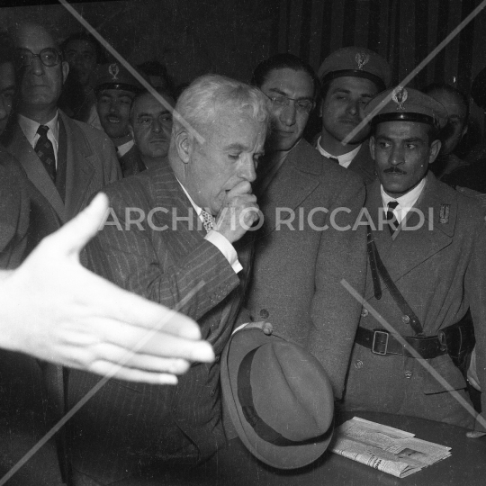 Charlie Chaplin - 1955 -Arrivo a Roma - 16