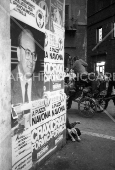 Craxi Bettino 1980 - Piazza Navona-34