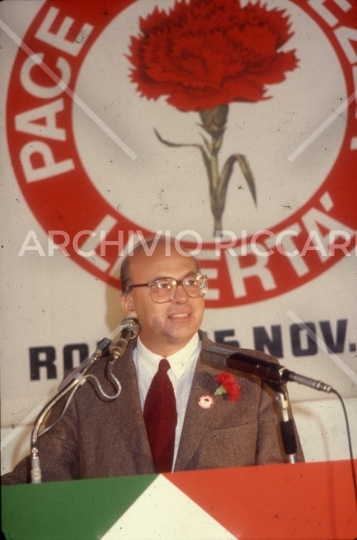 Craxi Bettino 1981 - Giornata Pace-50