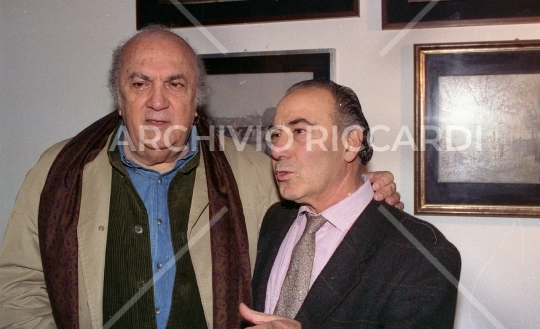 Federico Fellini con Carlo Riccardi - 804