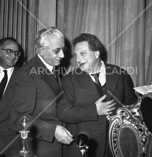 Ferruccio Parri e Carlo Levi 1960-043