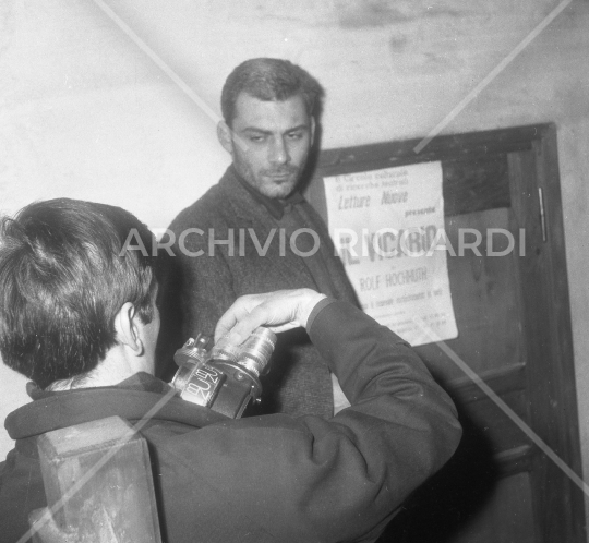 Gian Maria Volonté prova Il Vicario - 1965-054