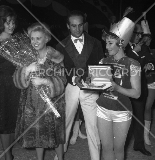 Giulietta Masina al circo Hagenbeck 1961-185