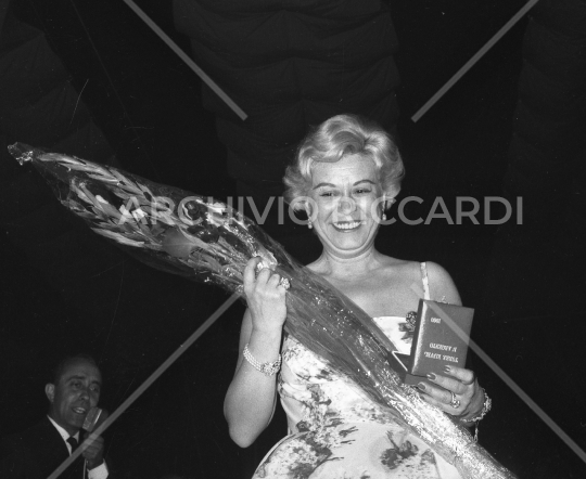 Giulietta Masina al Premio Torre Eiffel al Brigadoon 1960 - 139