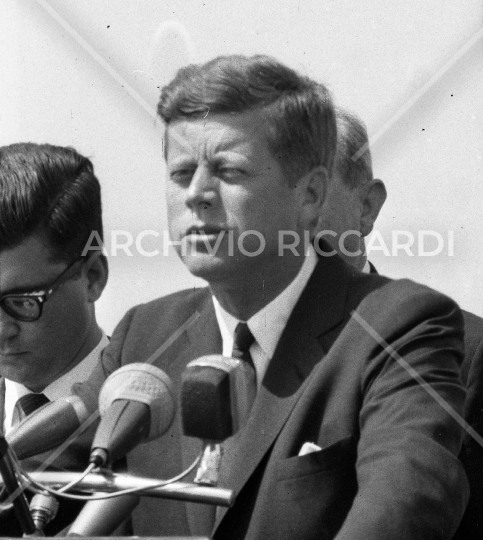 John Fitzgerald Kennedy - 1963 - visita Roma - 1 Luglio - 16