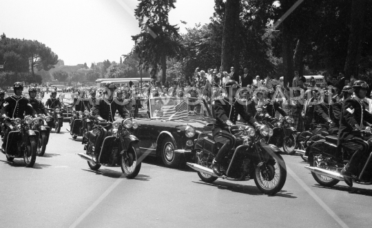 John Fitzgerald Kennedy - 1963 - visita Roma - 1 Luglio - 18