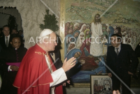 Karol Wojtyła - Papa - Preseppe netturbini con Carlo Riccardi -693