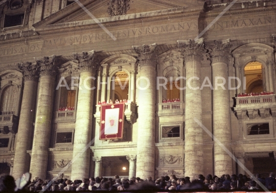 Karol Wojtyła - Papa - prima uscita sul balcone 1978-289