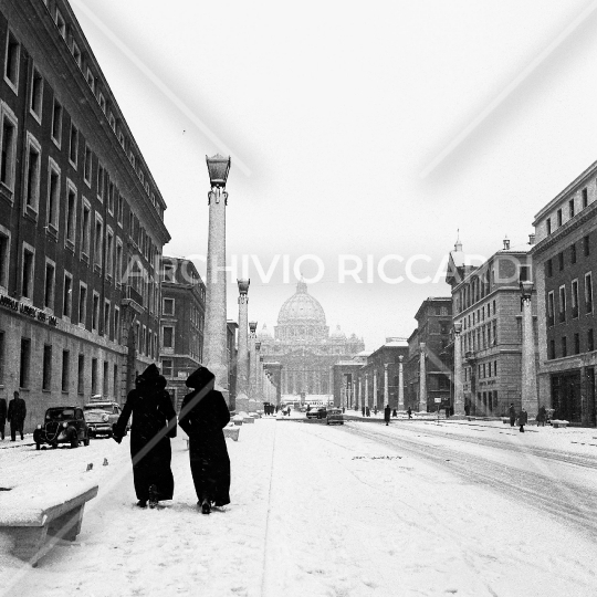 Neve a Roma - Via della Conciliazione - 794