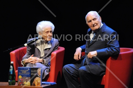 Oscar Luigi Scalfaro - 2009 - Auditorium con RL Montalcini- 326 