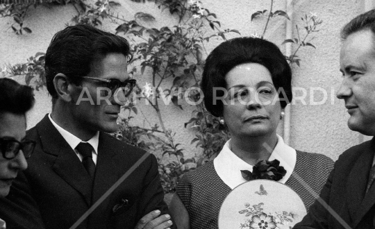 Pier Paolo Pasolini - 1962 - Premio Strega con Maria Bellonci - 049