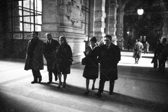 Pier Paolo Pasolini Laura Betti Dacia Maraini in tribunale 1963-031