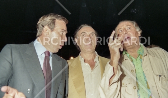 Pippo Baudo  - 1989 - Messaggero Basket - con Renzo Arbore - 047