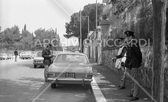 Rapimento Aldo Moro - 1978  - Posti di blocco - 094