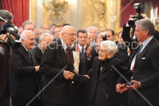 Rita Levi-Montalcini -Quirinale -  20100421 -064