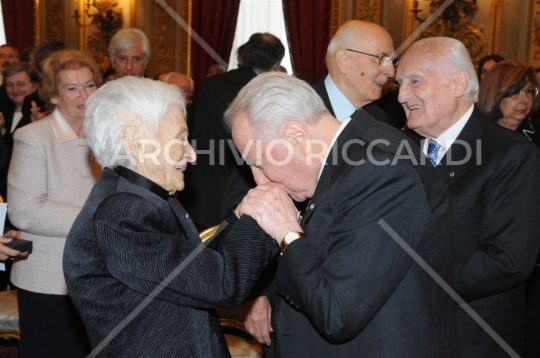 Rita Levi-Montalcini -Quirinale -  20100421 -067