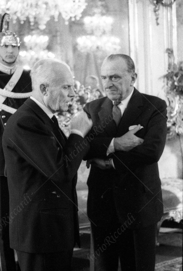 Sandro Pertini - 1963 - con Cesare Merzagora al Quirinale - 018