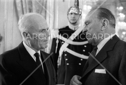 Sandro Pertini - 1963 - con Cesare Merzagora al Quirinale - 020 