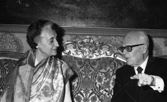 Sandro Pertini - 1981 - con Indira Gandhi - 067