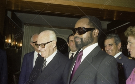 Sandro Pertini - 1981 - con Presidente Rep Mozambico - 041