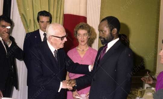 Sandro Pertini - 1981 - con Presidente Rep Mozambico - 047