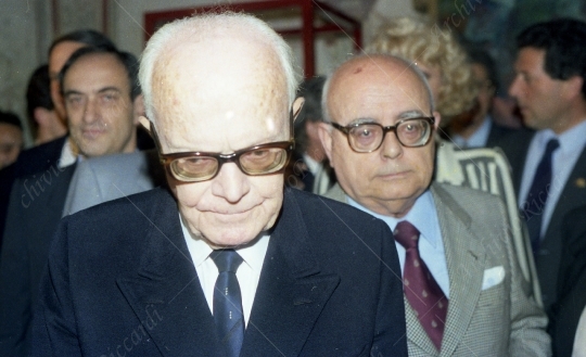 Sandro Pertini - 1981 - visita Mostra Aligi Sassu - 093