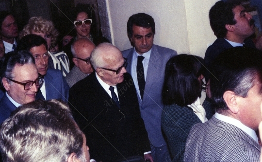 Sandro Pertini - 1981 - visita Mostra Aligi Sassu - 098
