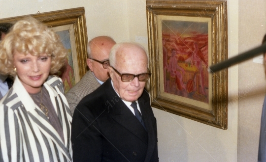 Sandro Pertini - 1981 - visita Mostra Aligi Sassu - 099