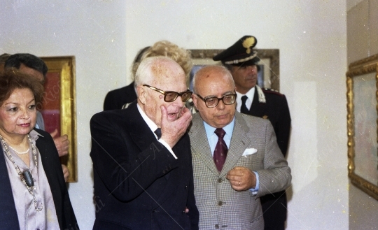 Sandro Pertini - 1981 - visita Mostra Aligi Sassu - 101