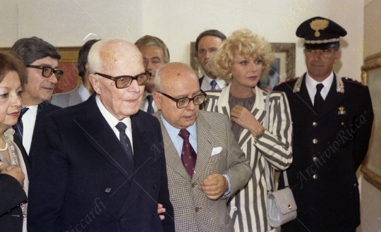 Sandro Pertini - 1981 - visita Mostra Aligi Sassu - 102