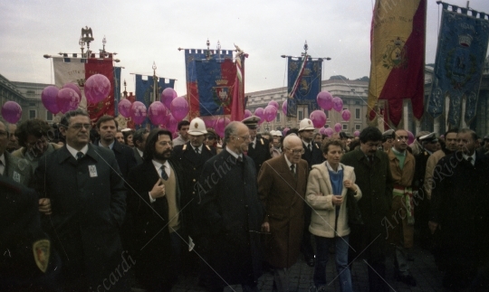 Sandro Pertini - 1986 - con De Luca - Signorello - Bonino - 126