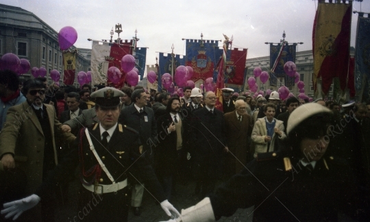 Sandro Pertini - 1986 - con De Luca - Signorello - Bonino - 127