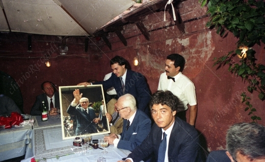 Sandro Pertini - 1987 - Cena PSI con Maurizio Riccardi - 161