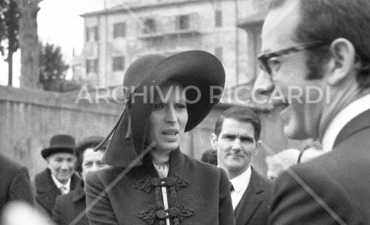 Silvana Mangano al matrimonio figlia di De Laurentis -363