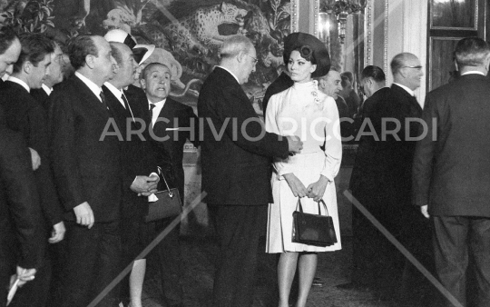 Sophia Loren - 1965 - al Quirinale al David di Donatello - 314