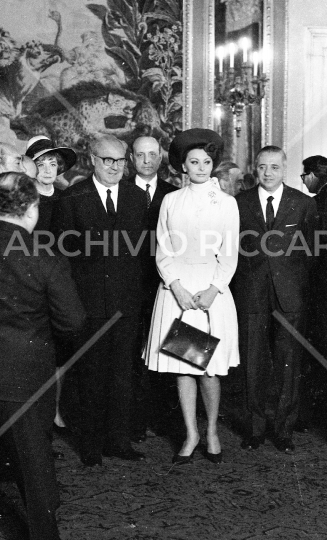 Sophia Loren - 1965 - al Quirinale al David di Donatello - 317