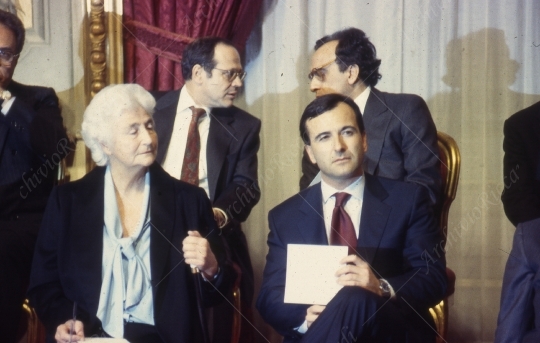 Susanna Agnelli e Franco Frattini